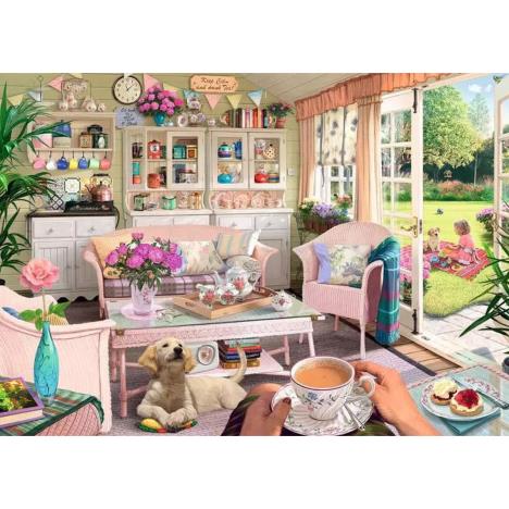 My Haven No.9 The Tea House 1000pc Jigsaw Puzzle Extra Image 1